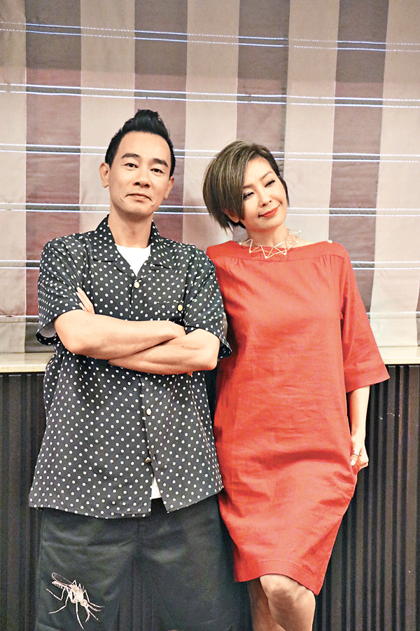■陳小春和伍詠薇扮演夫妻。 陳敏娜 攝