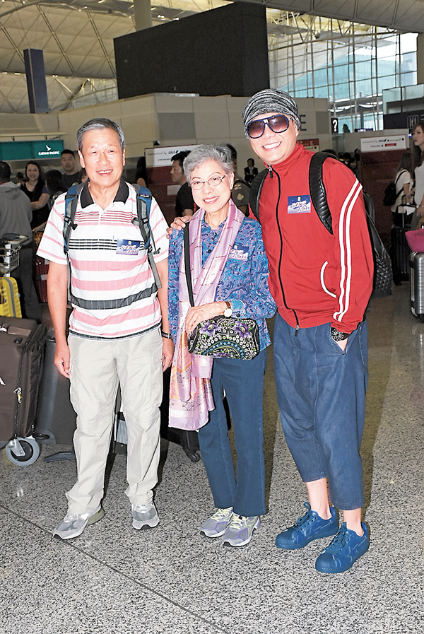 ■歐陽震華、羅蘭及劉江赴台灣拍攝。