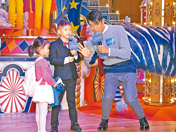■城城有不少跟小孩子拍戲的經驗,對他們很有耐性。