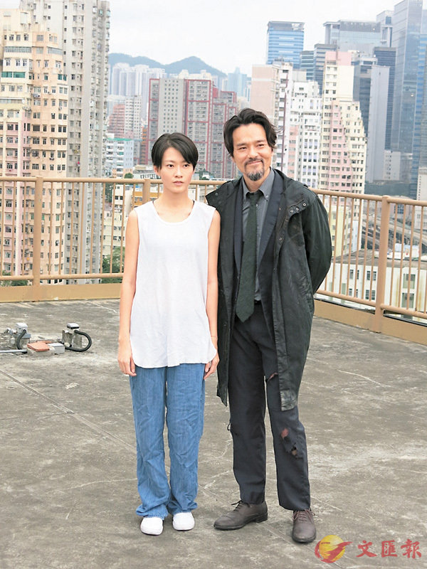 ■林家棟(右)拍攝《智齒》令他畢生難忘;旁為廖子妤。